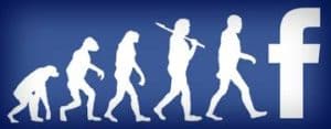 The evolution of Facebook.